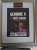 Framed publicity flyer signed by AC/DC and Geordie 11 star Brian Johonson
